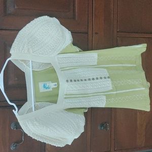 Anthropology Puff Sleeve Sweater